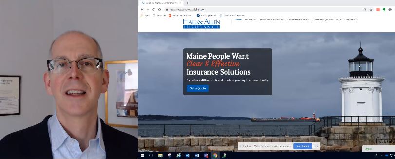 Link to video explaining different types of Maine auto insurance liability limits - split limits vs. combined single limit.