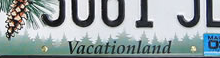 Maine license plate - "Vacationland"