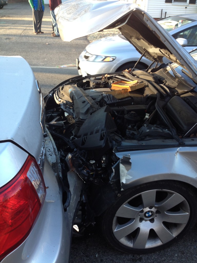 Rear-end auto accident